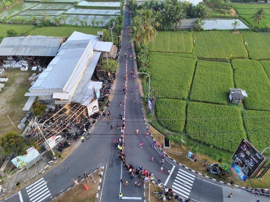 ETLE Drone Patrol Perkuat Pengamanan Event Kemala Run