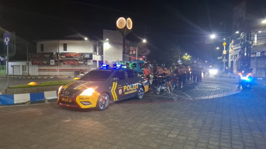 Polres Pasuruan Kota Jaga Kamtibmas dari Balap Liar