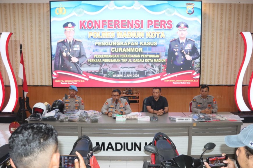 Polres Madiun Kota Ungkap Kasus Curanmor dengan Cepat dan Profesional