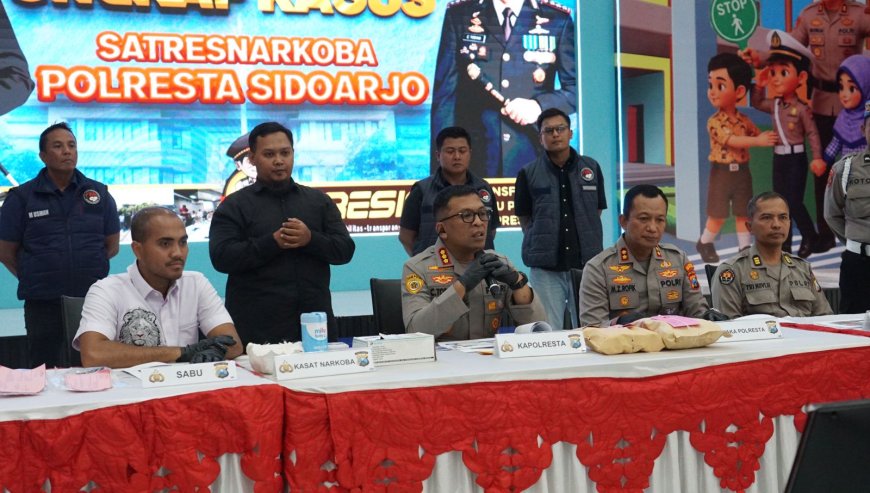 Polresta Sidoarjo Tunjukkan Kinerja Nyata dalam Pemberantasan Narkotika