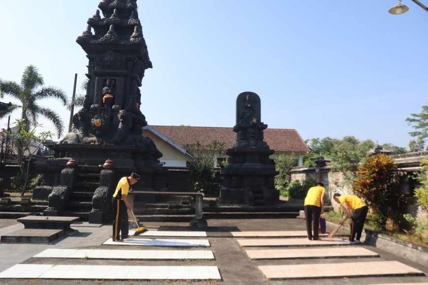 Tempat Ibadah Bersih dan Nyaman Berkat Bakti Religi Polres Malang